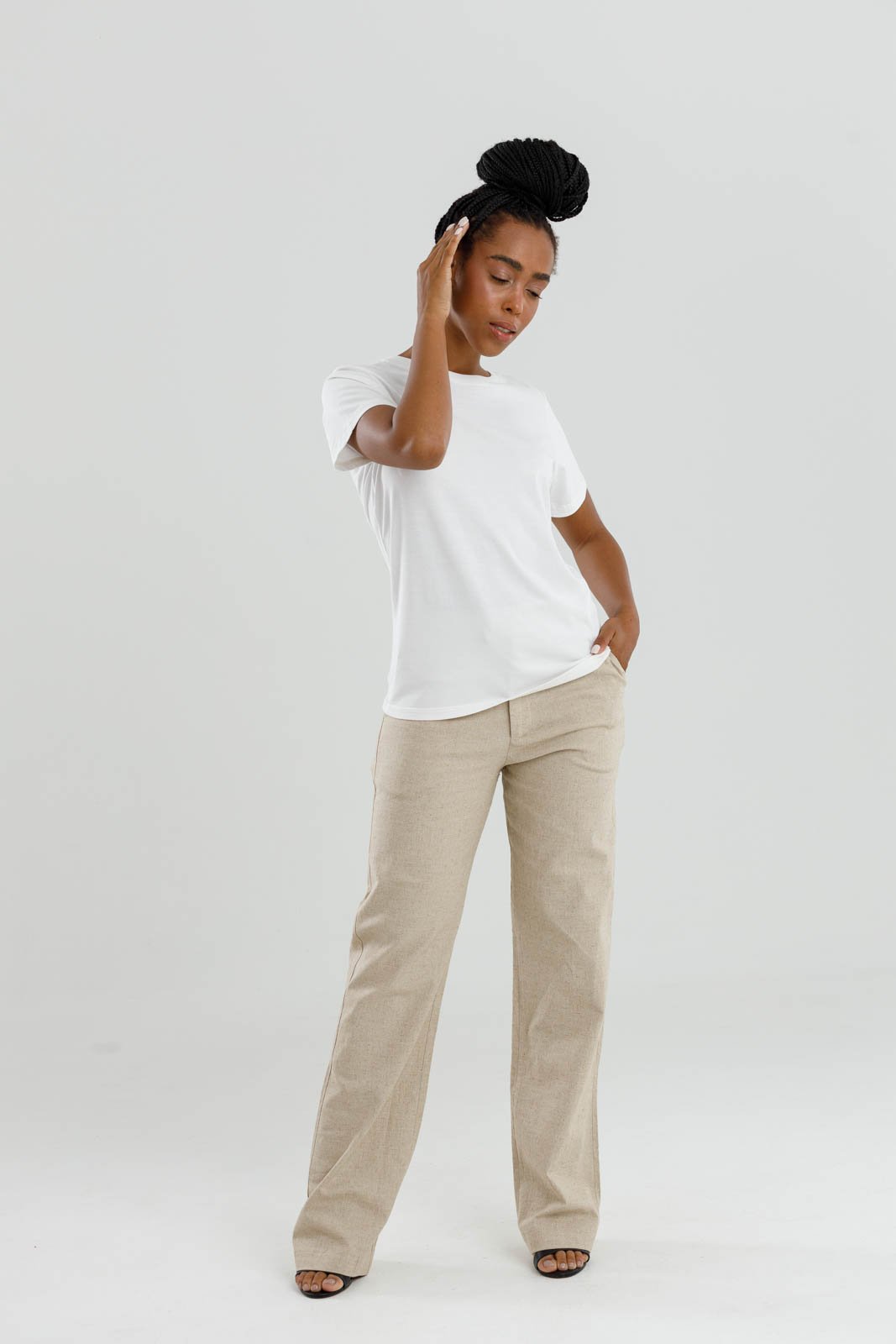 T-Shirt Classic Branco Algodão Reativo Lisa